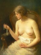 Stanislav Feikl Nude girl by Czech painter Stanislav Feikl, Sweden oil painting artist